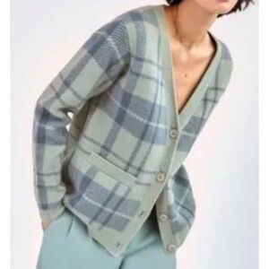 ARITZIA WILFRED Bethany Cardigan in Plaid